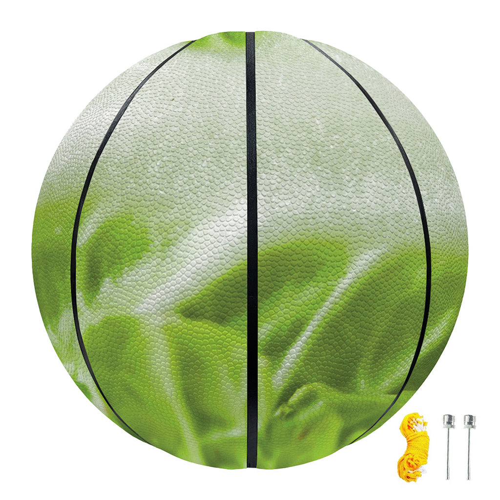 Fresh Cabbage Leaf Print Basketball