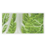 Fresh Cabbage Leaf Print Beach Towel