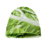 Fresh Cabbage Leaf Print Beanie