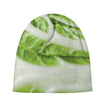 Fresh Cabbage Leaf Print Beanie