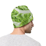 Fresh Cabbage Leaf Print Beanie