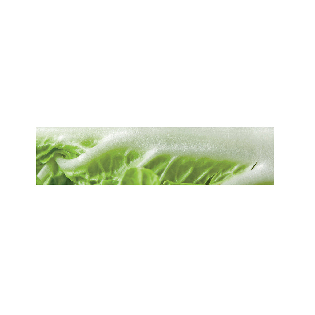Fresh Cabbage Leaf Print Bed Runner