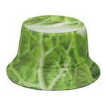 Fresh Cabbage Leaf Print Bucket Hat