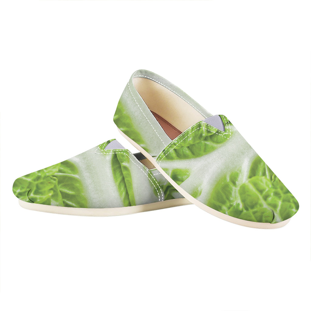 Fresh Cabbage Leaf Print Casual Shoes