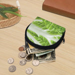 Fresh Cabbage Leaf Print Coin Purse