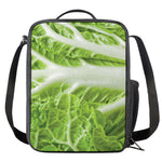 Fresh Cabbage Leaf Print Crossbody Lunch Bag