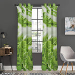 Fresh Cabbage Leaf Print Curtain
