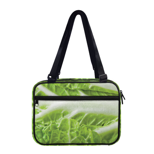 Fresh Cabbage Leaf Print Double Strap Bible Bag