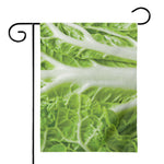 Fresh Cabbage Leaf Print House Flag