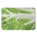 Fresh Cabbage Leaf Print Indoor Door Mat