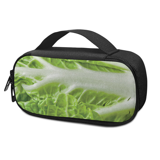 Fresh Cabbage Leaf Print Insulin Cooler Travel Case