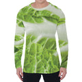 Fresh Cabbage Leaf Print Men's Long Sleeve T-Shirt