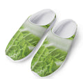 Fresh Cabbage Leaf Print Mesh Casual Shoes