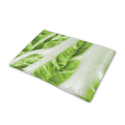 Fresh Cabbage Leaf Print Pet Cooling Mat Cover