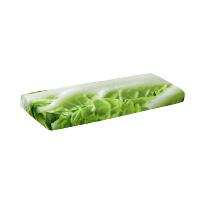 Fresh Cabbage Leaf Print Piano Keyboard Cover