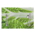 Fresh Cabbage Leaf Print Placemat