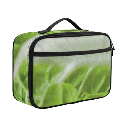Fresh Cabbage Leaf Print Portable Lunch Bag