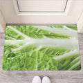 Fresh Cabbage Leaf Print Rubber Doormat