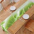 Fresh Cabbage Leaf Print Table Runner