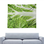 Fresh Cabbage Leaf Print Tapestry