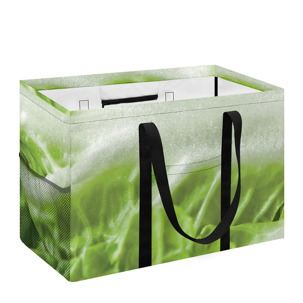 Fresh Cabbage Leaf Print Utility Tote Bag