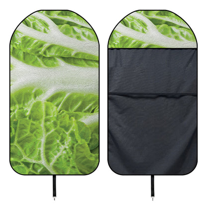 Fresh Cabbage Leaf Print Waterproof Car Seat Cover