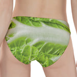 Fresh Cabbage Leaf Print Women's Panties