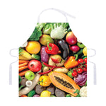 Fresh Fruits And Vegetables Print Adjustable Apron
