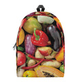 Fresh Fruits And Vegetables Print School Backpack
