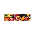 Fresh Fruits And Vegetables Print Bed Runner