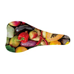 Fresh Fruits And Vegetables Print Bicycle Seat Cover