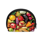 Fresh Fruits And Vegetables Print Coin Purse
