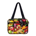 Fresh Fruits And Vegetables Print Double Strap Bible Bag