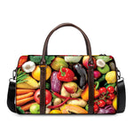 Fresh Fruits And Vegetables Print Duffle Bag