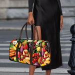 Fresh Fruits And Vegetables Print Duffle Bag