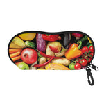Fresh Fruits And Vegetables Print Glasses Case