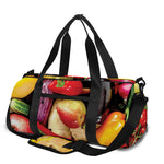 Fresh Fruits And Vegetables Print Gym Bag