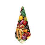 Fresh Fruits And Vegetables Print Hand Towel