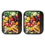 Fresh Fruits And Vegetables Print Handle Covers