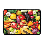 Fresh Fruits And Vegetables Print Kitchen Mat