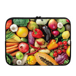 Fresh Fruits And Vegetables Print Laptop Sleeve