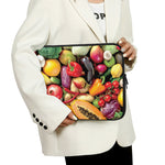 Fresh Fruits And Vegetables Print Laptop Sleeve