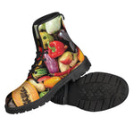 Fresh Fruits And Vegetables Print Backpack