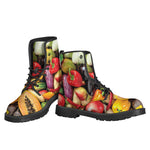 Fresh Fruits And Vegetables Print Backpack