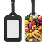 Fresh Fruits And Vegetables Print Luggage Tag