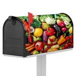 Fresh Fruits And Vegetables Print Mailbox Cover