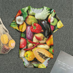 Fresh Fruits And Vegetables Print Men's Bodysuit