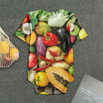 Fresh Fruits And Vegetables Print Men's Bodysuit