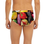 Fresh Fruits And Vegetables Print Men's Briefs
