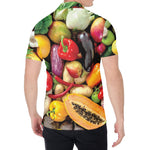 Fresh Fruits And Vegetables Print Men's Shirt
